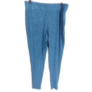 Soma Blue Gray Ribbed Lounge‎ Pants
